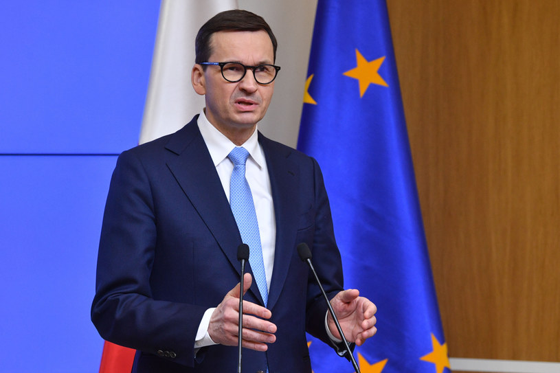 Premier Mateusz Morawiecki w Brukseli /Radek Pietruszka /PAP