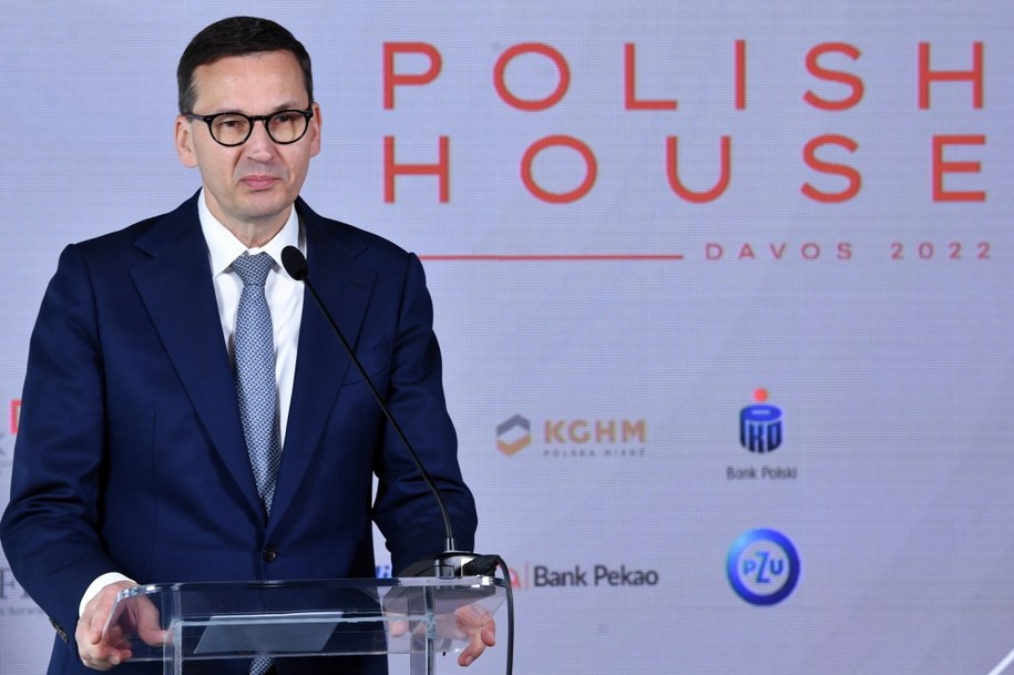 Premier Mateusz Morawiecki w Davos /Radek Pietruszka /PAP