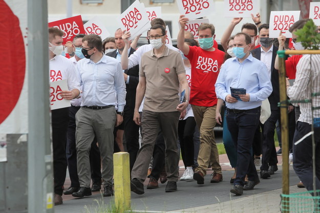 Premier Mateusz Morawiecki w Kolnie / 	Artur Reszko    /PAP