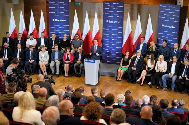 Premier Mateusz Morawiecki w Rzeszowie /Darek Delmanowicz /PAP