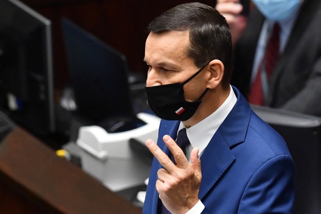 Premier Mateusz Morawiecki w Sejmie / 	Radek Pietruszka   /PAP