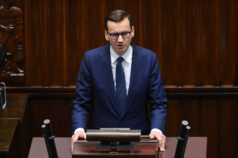 Premier Mateusz Morawiecki w Sejmie /Piotr Nowak /PAP