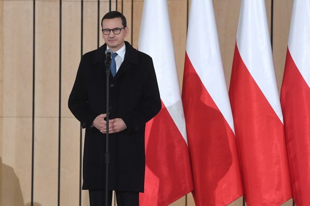 Premier Mateusz Morawiecki w Świątyni Opatrzności Bożej /Andrzej Lange /PAP