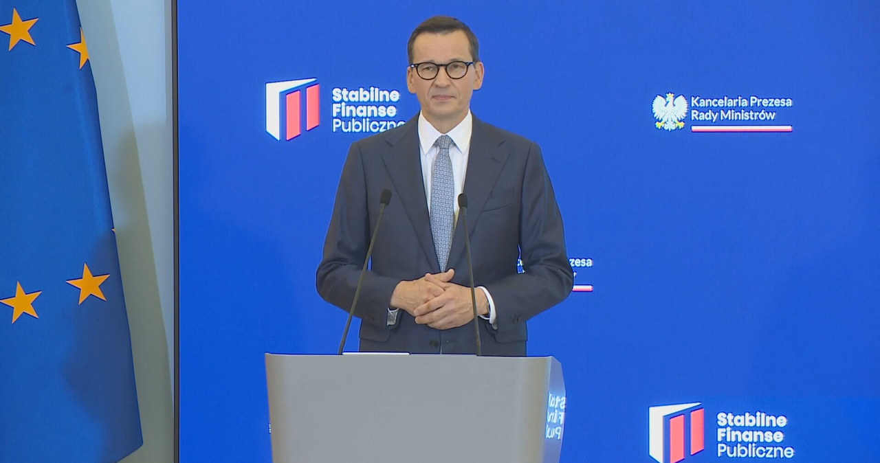 Premier Mateusz Morawiecki zapewnia, że budżet państwa jest w bardzo dobrej kondycji /Polsat News /Polsat News