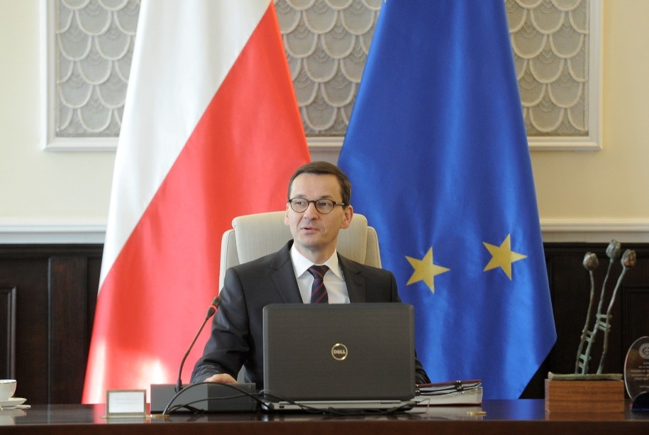 Premier Mateusz Morawiecki / 	Marcin Obara  /PAP