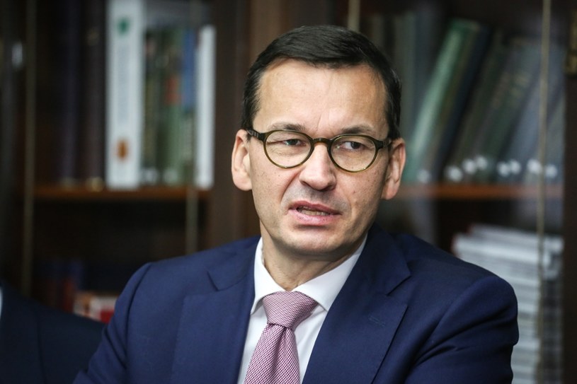 Premier Mateusz Morawiecki /Mariusz Grzelak /Reporter