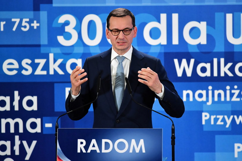 Premier Mateusz Morawiecki / 	Piotr Polak    /PAP