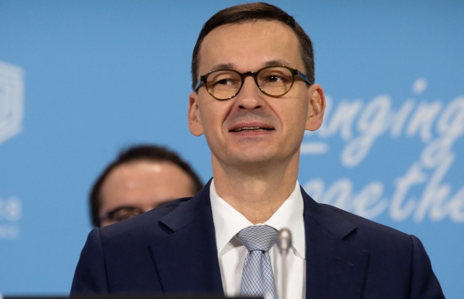 Premier Mateusz Morawiecki /Hanna Bardo /PAP