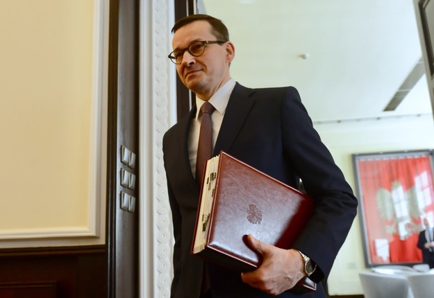 Premier Mateusz Morawiecki / 	Jakub Kamiński    /PAP