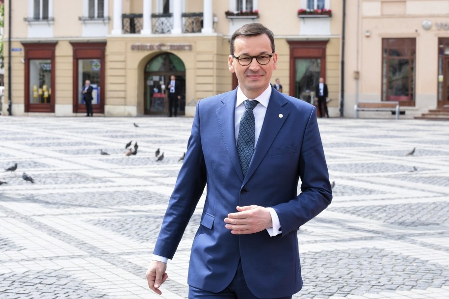 Premier Mateusz Morawiecki / 	Radek Pietruszka   /PAP