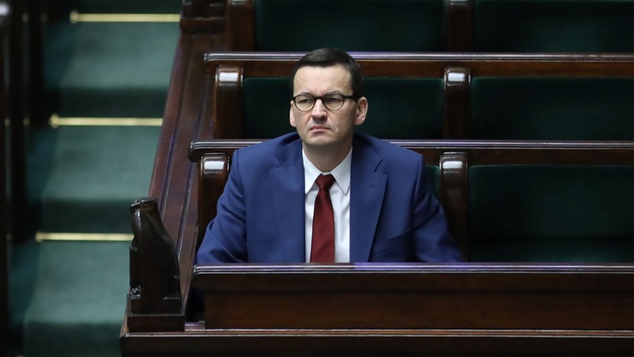 Premier Mateusz Morawiecki / 	Leszek Szymański    /PAP