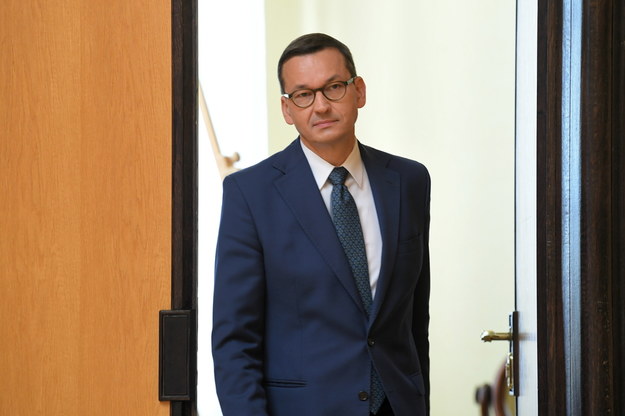 Premier Mateusz Morawiecki / 	Radek Pietruszka   /PAP