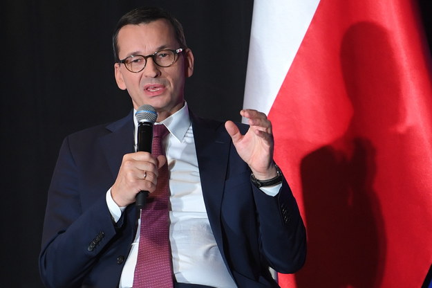 Premier Mateusz Morawiecki / 	Radek Pietruszka   /PAP