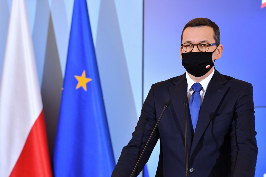 Premier Mateusz Morawiecki / 	Radek Pietruszka   /PAP