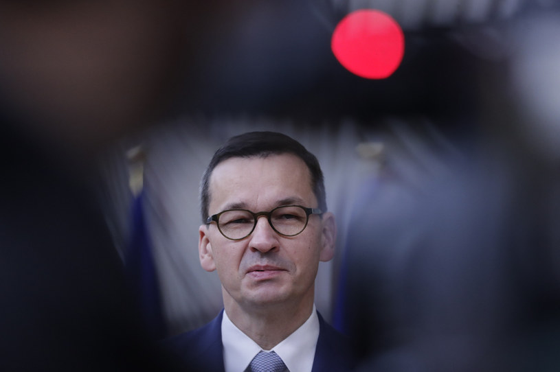 Premier Mateusz Morawiecki /OLIVIER HOSLET / POOL /AFP
