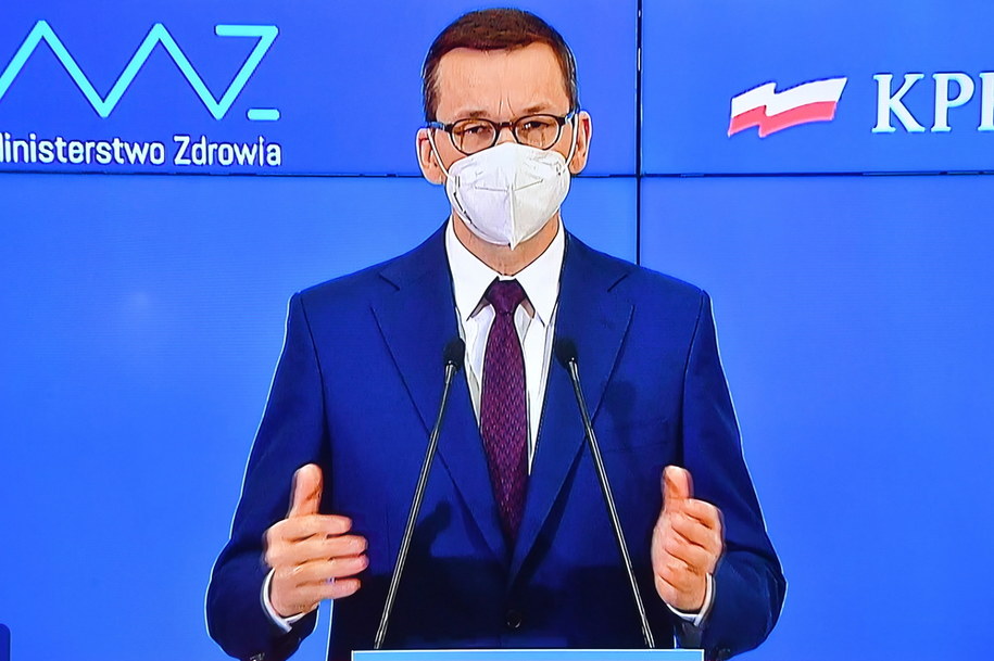 Premier Mateusz Morawiecki / 	Radek Pietruszka   /PAP