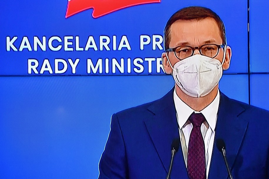 Premier Mateusz Morawiecki / 	Radek Pietruszka   /PAP
