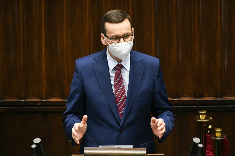Premier Mateusz Morawiecki. /Jacek Domiński /Reporter