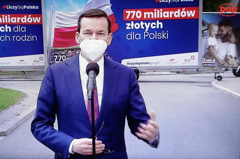 Premier Mateusz Morawiecki /	Rafał Guz   /PAP