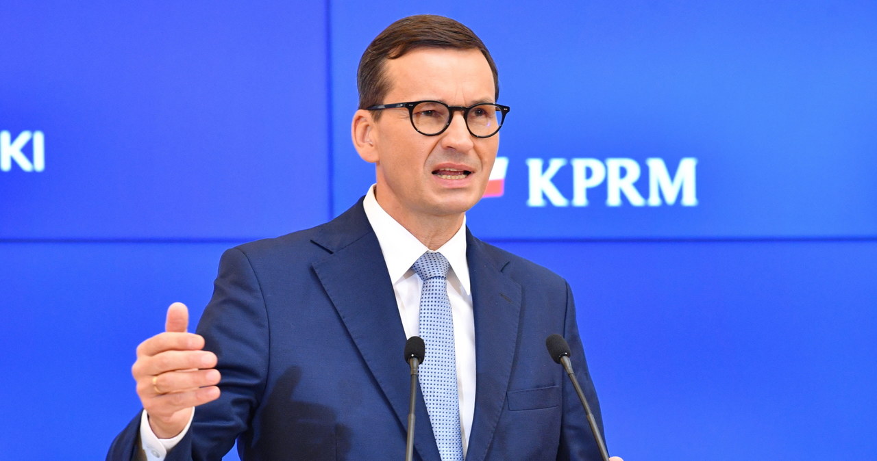 Premier Mateusz Morawiecki /Radek Pietruszka /PAP