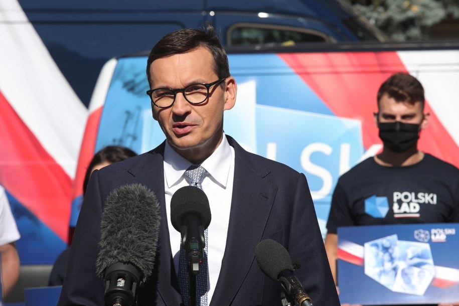 Premier Mateusz Morawiecki /Wojciech Olkusnik  /PAP