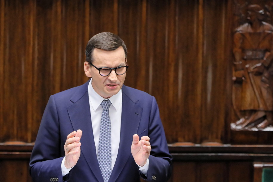 Premier Mateusz Morawiecki / 	Paweł Supernak   /PAP