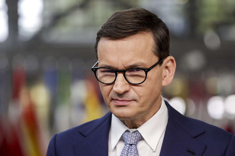 Premier Mateusz Morawiecki /OLIVIER HOSLET / POOL /PAP