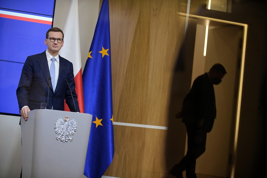 Premier Mateusz Morawiecki / 	Marcin Obara  /PAP