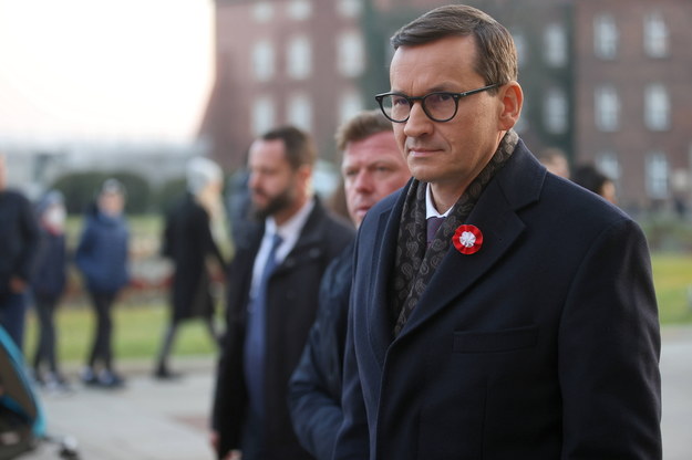 Premier Mateusz Morawiecki /	Łukasz Gągulski /PAP