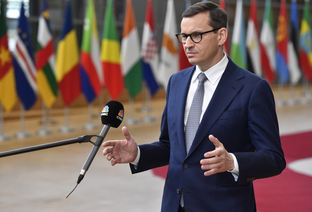 Premier Mateusz Morawiecki /GEERT VANDEN WIJNGAERT / POOL /PAP/EPA