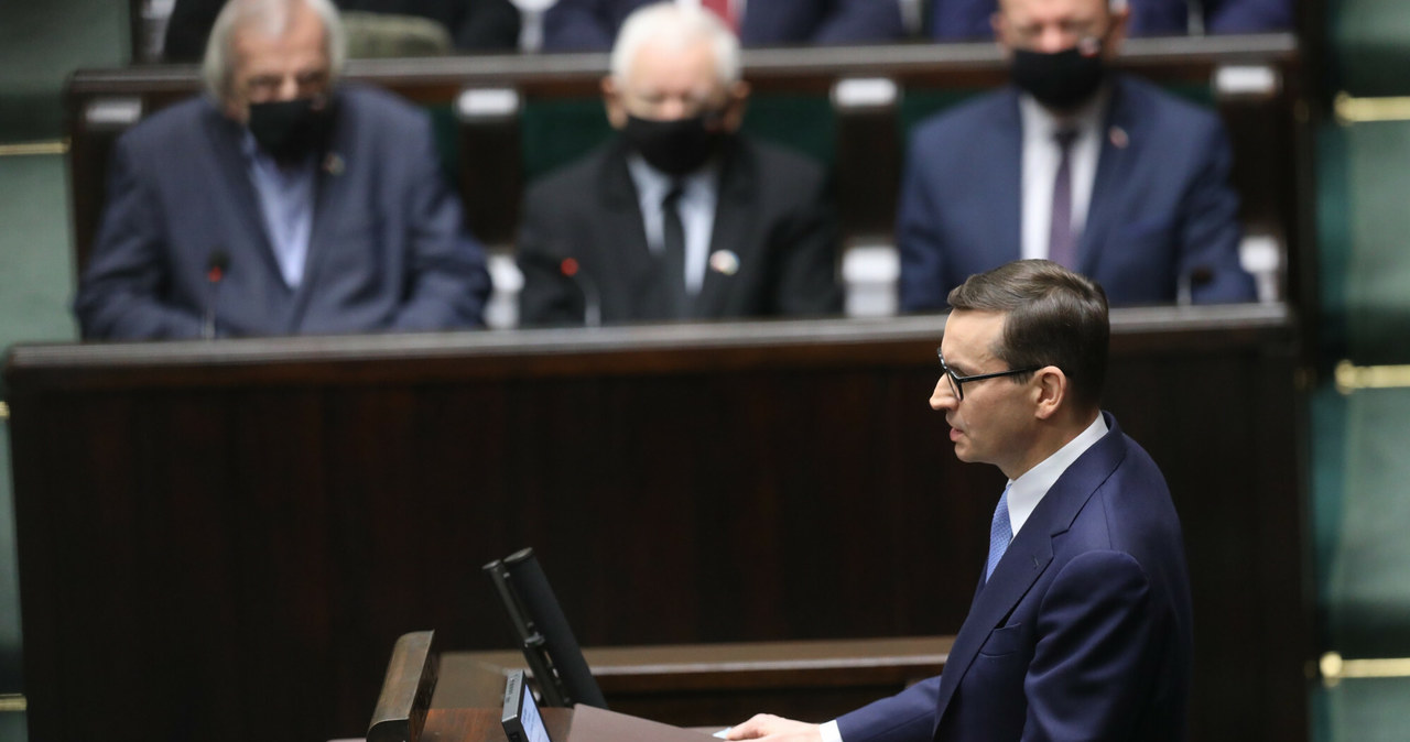 Premier Mateusz Morawiecki /Fot Tomasz Jastrzebowski /Reporter