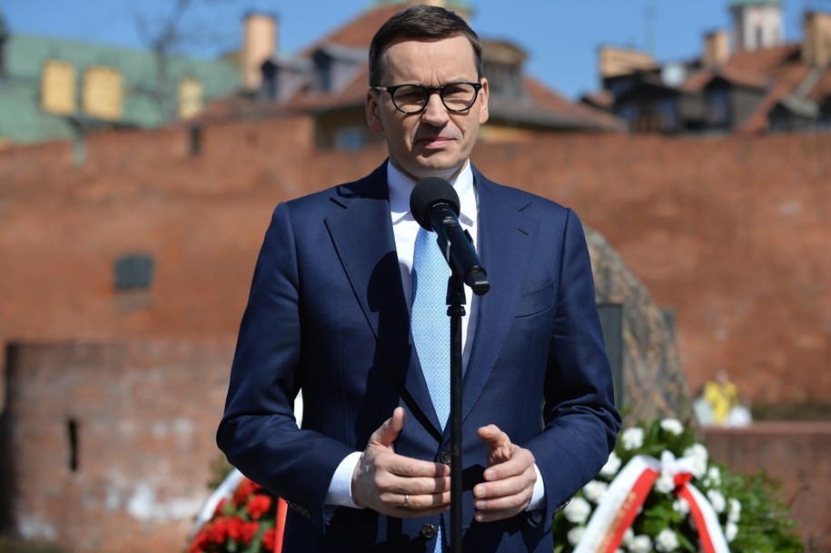 Premier Mateusz Morawiecki / 	Marcin Obara  /PAP