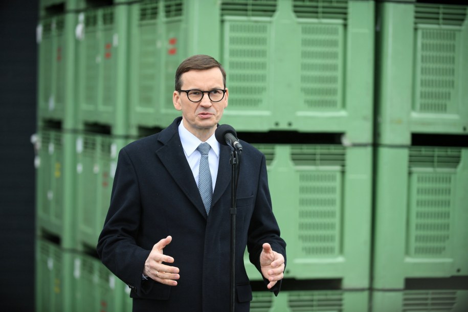 Premier Mateusz Morawiecki / 	Marcin Obara  /PAP