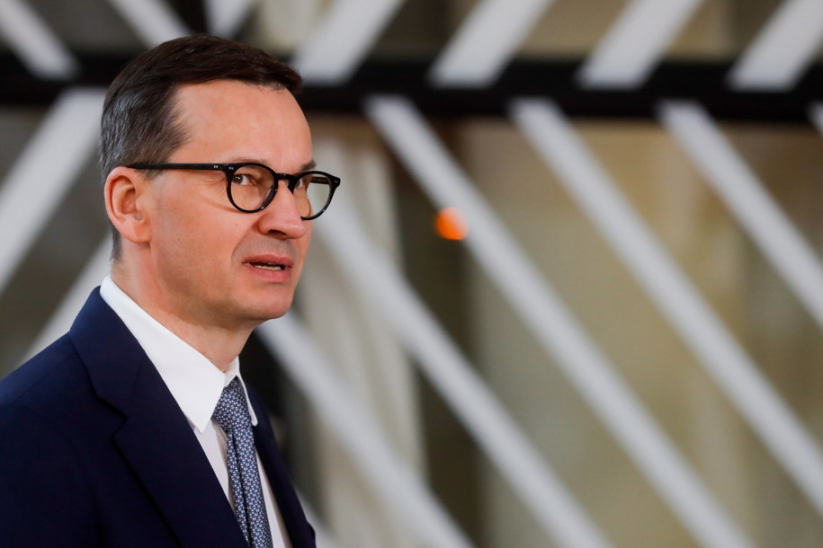 Premier Mateusz Morawiecki /STEPHANIE LECOQUE  /PAP/EPA