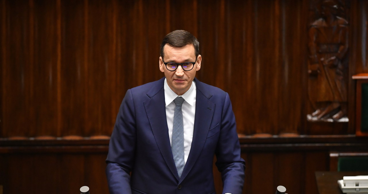 Premier Mateusz Morawiecki /Radek Piertuszka /PAP