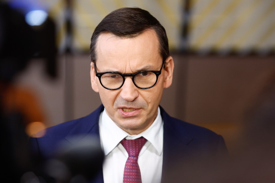 Premier Mateusz Morawiecki /STEPHANIE LECOCQ  /PAP/EPA