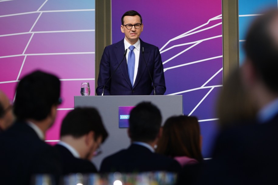 Premier Mateusz Morawiecki /Clemens Bilan /PAP/EPA