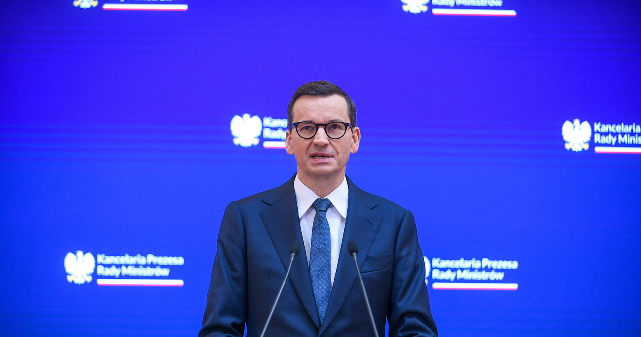 Premier Mateusz Morawiecki / 	Marcin Obara  /PAP