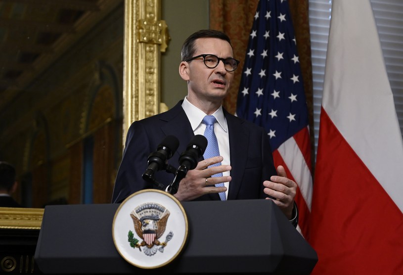 Premier Mateusz Morawiecki / 	OLIVIER DOULIERY  /AFP