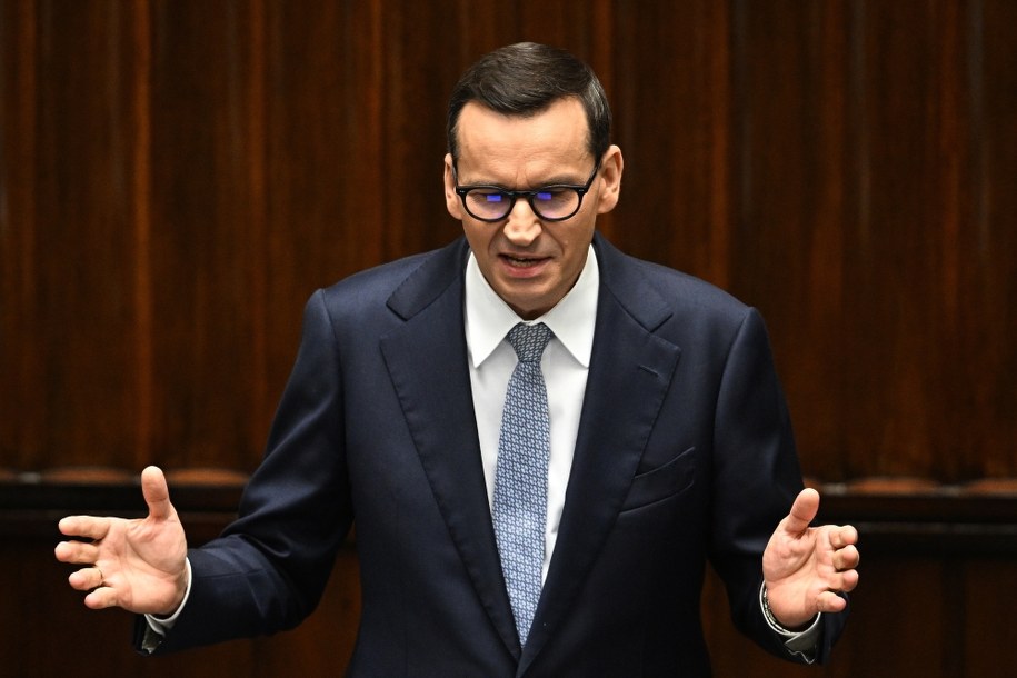 Premier Mateusz Morawiecki /Radek Pietruszka /PAP