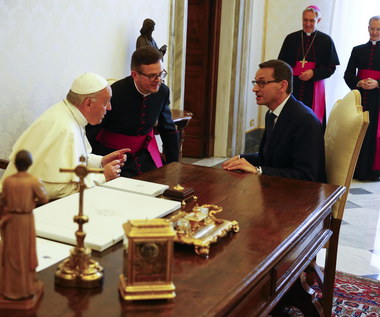 Premier Morawiecki po spotkaniu z papieżem Franciszkiem