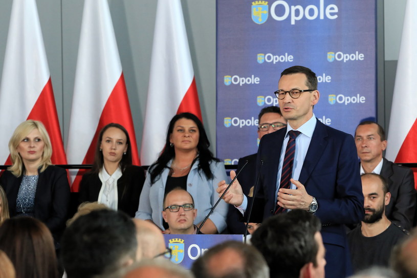 Premier Morawiecki w Opolu /Krzysztof Świderski /PAP