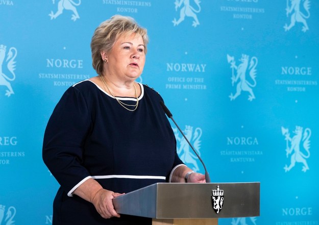 Premier Norwegii Erna Solberg /BERIT ROALD  /PAP/EPA