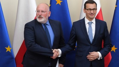 Premier po spotkaniu z Timmermansem: Są siły różne, którym nie zależy na kompromisie