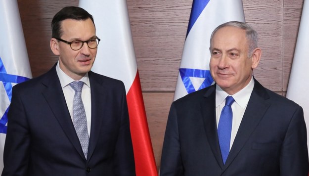 Premier Polski Mateusz Morawiecki i premier Izraela Benjamin Netanjahu /Paweł Supernak /PAP