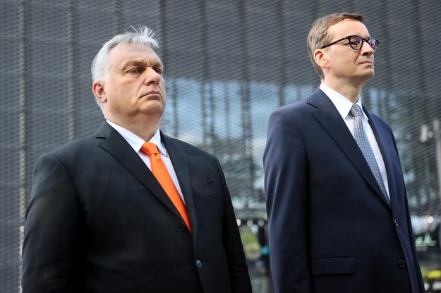 Premier Polski Mateusz Morawiecki i premier Węgier Viktor Orban /	Łukasz Gągulski /PAP/EPA