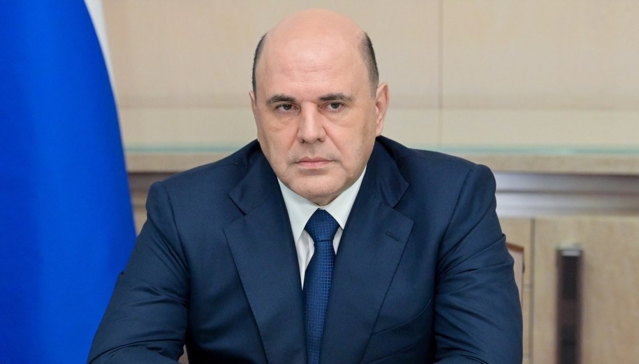 Premier Rosji Michaił Miszustin /Alexander ASTAFYEV / SPUTNIK /PAP/EPA