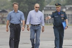Premier Rosji odwiedził teren katastrofy