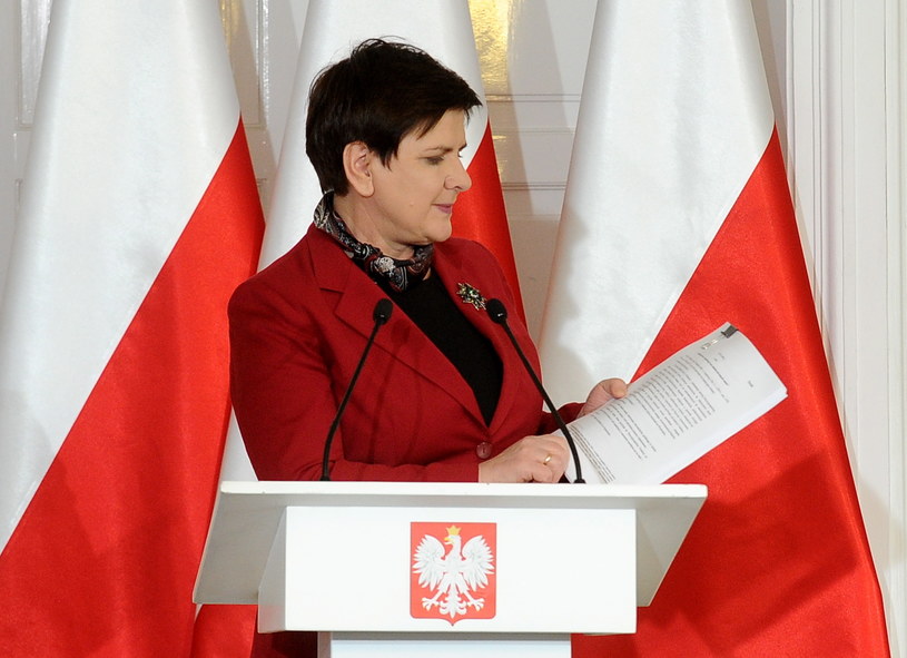 Premier RP Beata Szydło /Marcin Obara /PAP