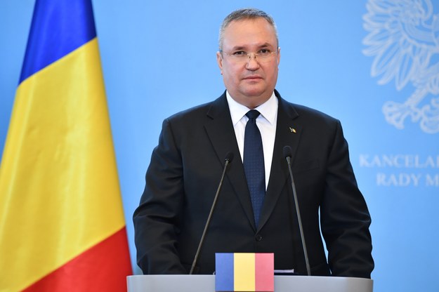 Premier Rumunii Nicolae Ciuca /PAP/Radek Pietruszka    /PAP